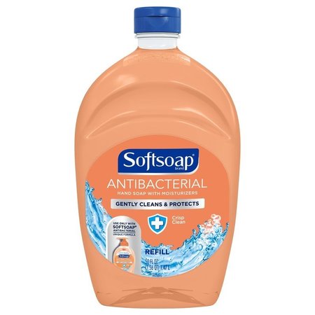 AJAX Softsoap Crisp Clean Scent Antibacterial Liquid Hand Soap 50 oz US05261A